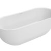 Trens vrijstaand ligbad 180 x 80 cm acryl mat wit met waste mat wit - Afbeelding 6